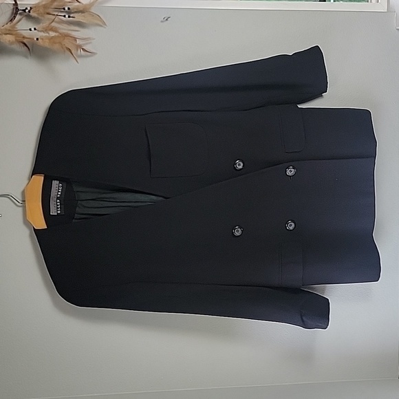 Vintage Linda Allard for Ellen Tracy padded shoulder blazer - Picture 1 of 10